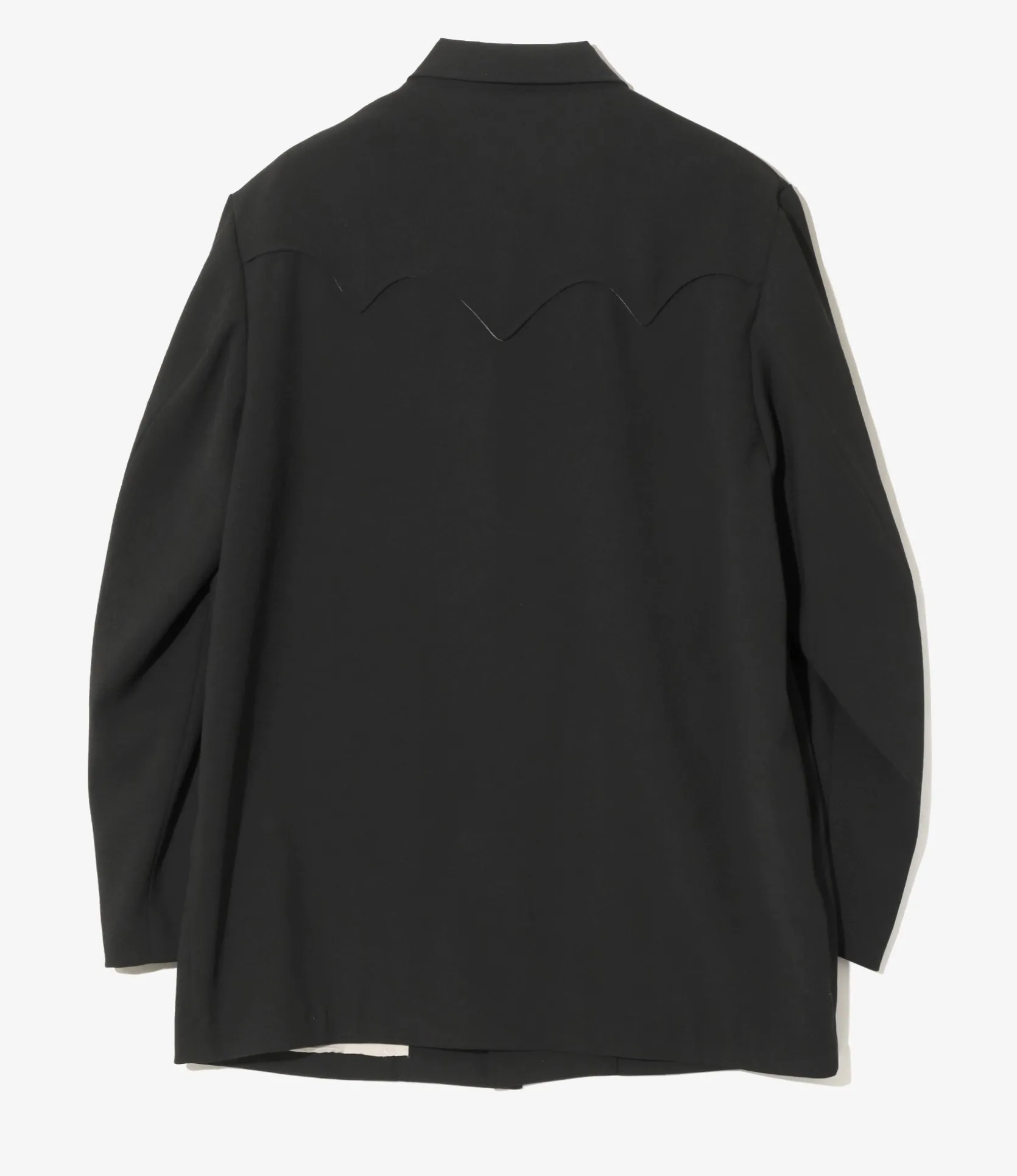 Rancher Coat - Black - Poly Twill