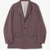 Rancher Coat - Purple - Poly Twill