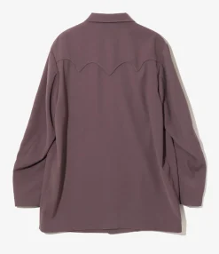 Rancher Coat - Purple - Poly Twill
