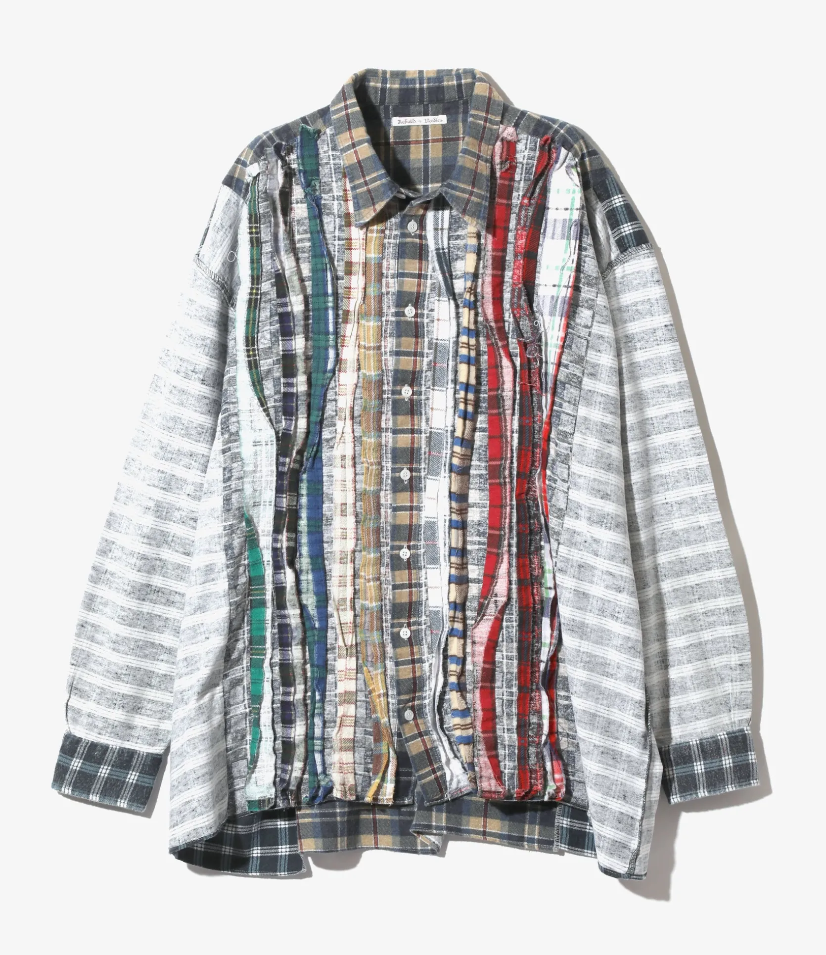 Rebuild Flannel Shirt -> I.O. Flannel Shirt ->7 Cuts Wide Shirt - Assorted