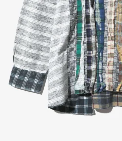 Rebuild Flannel Shirt -> I.O. Flannel Shirt ->7 Cuts Wide Shirt - Assorted