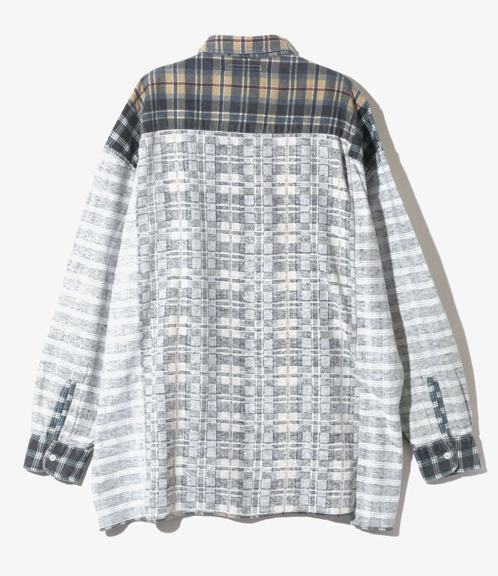 Rebuild Flannel Shirt -> I.O. Flannel Shirt ->7 Cuts Wide Shirt - Assorted