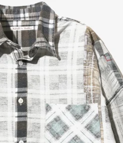Rebuild Flannel Shirt -> I.O. Flannel Shirt ->7 Cuts Wide Shirt - Assorted