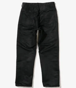 RF Jeans - Black Polyester Fake Suede