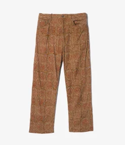 RF Jeans - Khaki Floral Corduroy