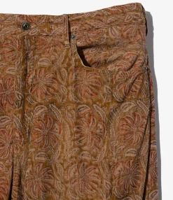 RF Jeans - Khaki Floral Corduroy