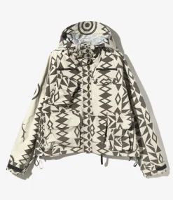 River Trek Jacket - Native Skull & Target - Cotton Ripstop / 3 Layer