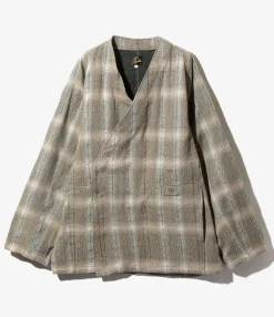 Samue Jacket - Olive - W/PE Plaid Double Jq.