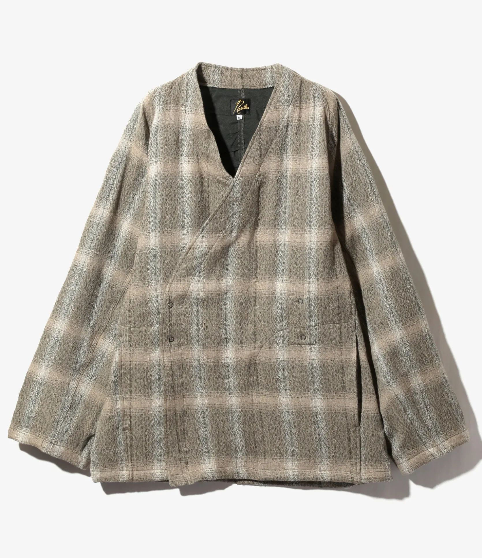 Samue Jacket - Olive - W/PE Plaid Double Jq.