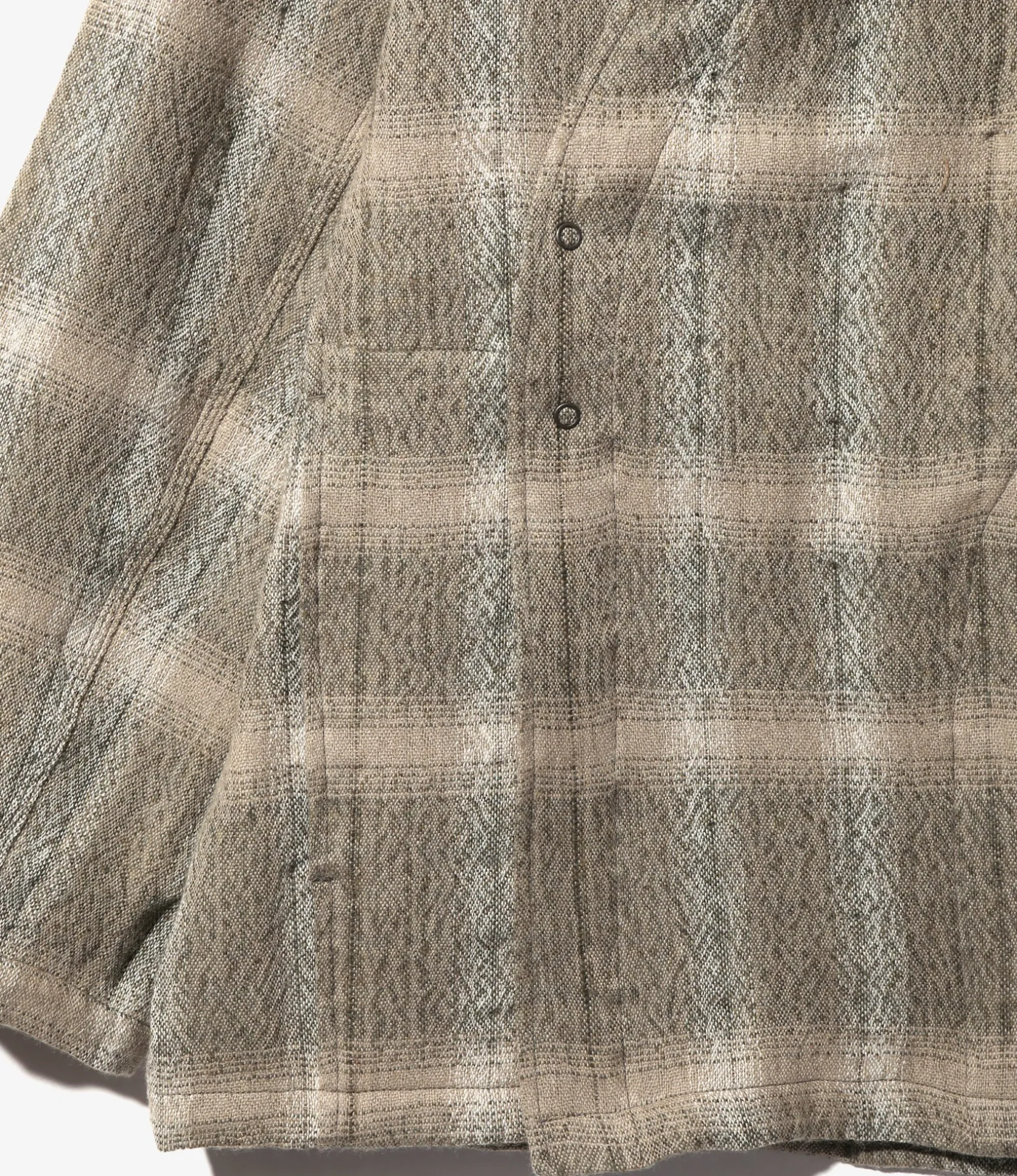 Samue Jacket - Olive - W/PE Plaid Double Jq.
