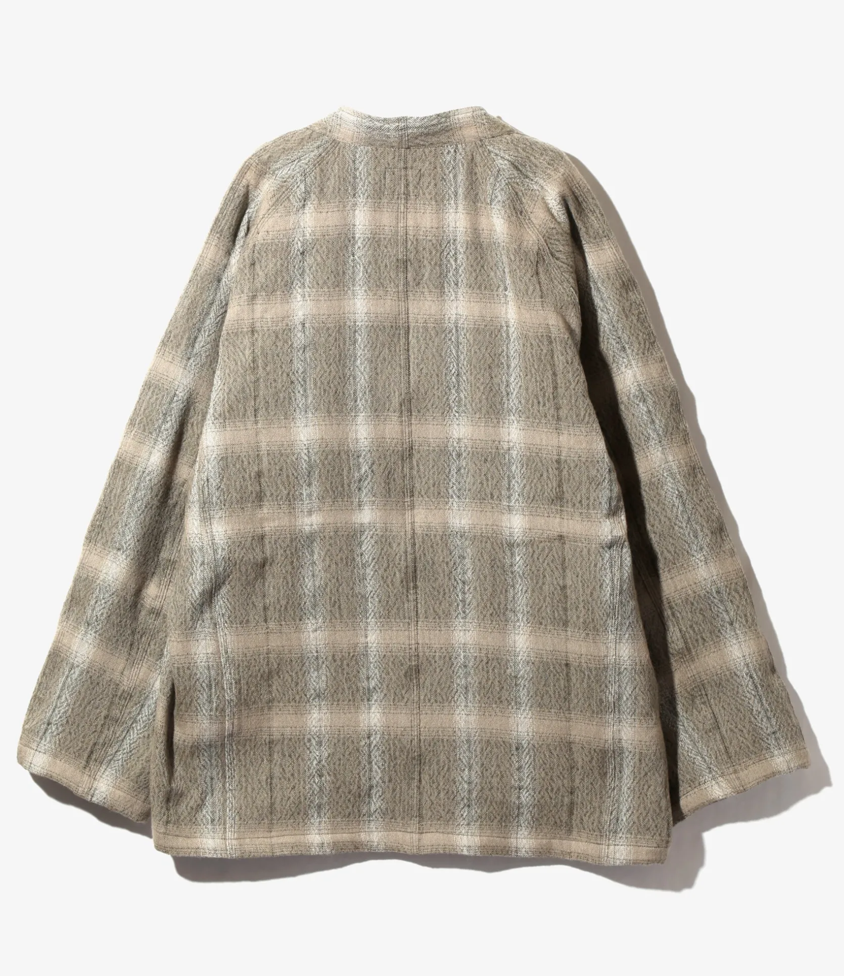 Samue Jacket - Olive - W/PE Plaid Double Jq.
