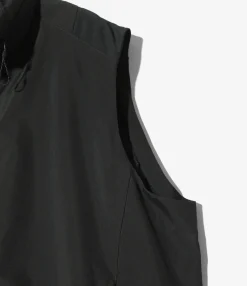 S.B. Vest - Black - Poly Brushed Taffeta