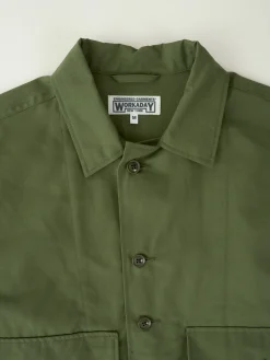 Sea Bees Jacket - Olive Cotton Ripstop