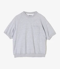 Short Sleeve Crew - Heather Grey CP French Terry