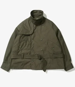 Short Trench - Olive CP Weather Poplin