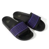 Shower Sandals - Black/Purple - Track Line