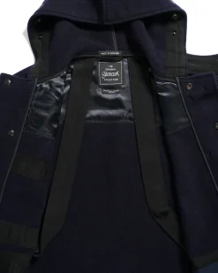 Side Vent Duffle - Navy
