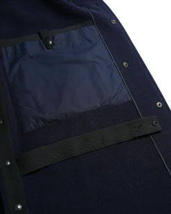 Side Vent Duffle - Navy
