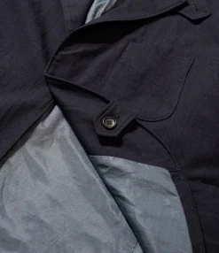 Slanted Jacket - Dark Navy Wool Uniform Serge