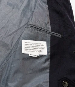 Slanted Jacket - Dark Navy Wool Uniform Serge