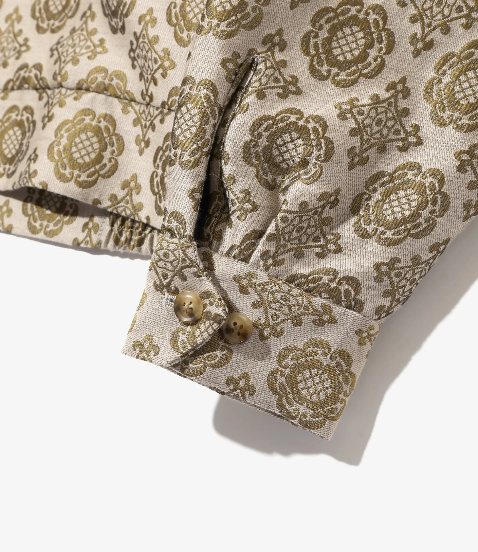Sport Jacket - Beige - W/PE Ornament Jq.