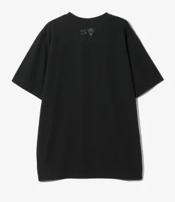 S/S Crew Neck Tee - Black - IN SHADOWS