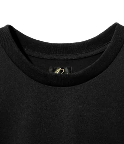S/S Crew Neck Tee - Black - Poly Jersey