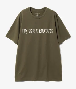 S/S Crew Neck Tee - Olive - IN SHADOWS