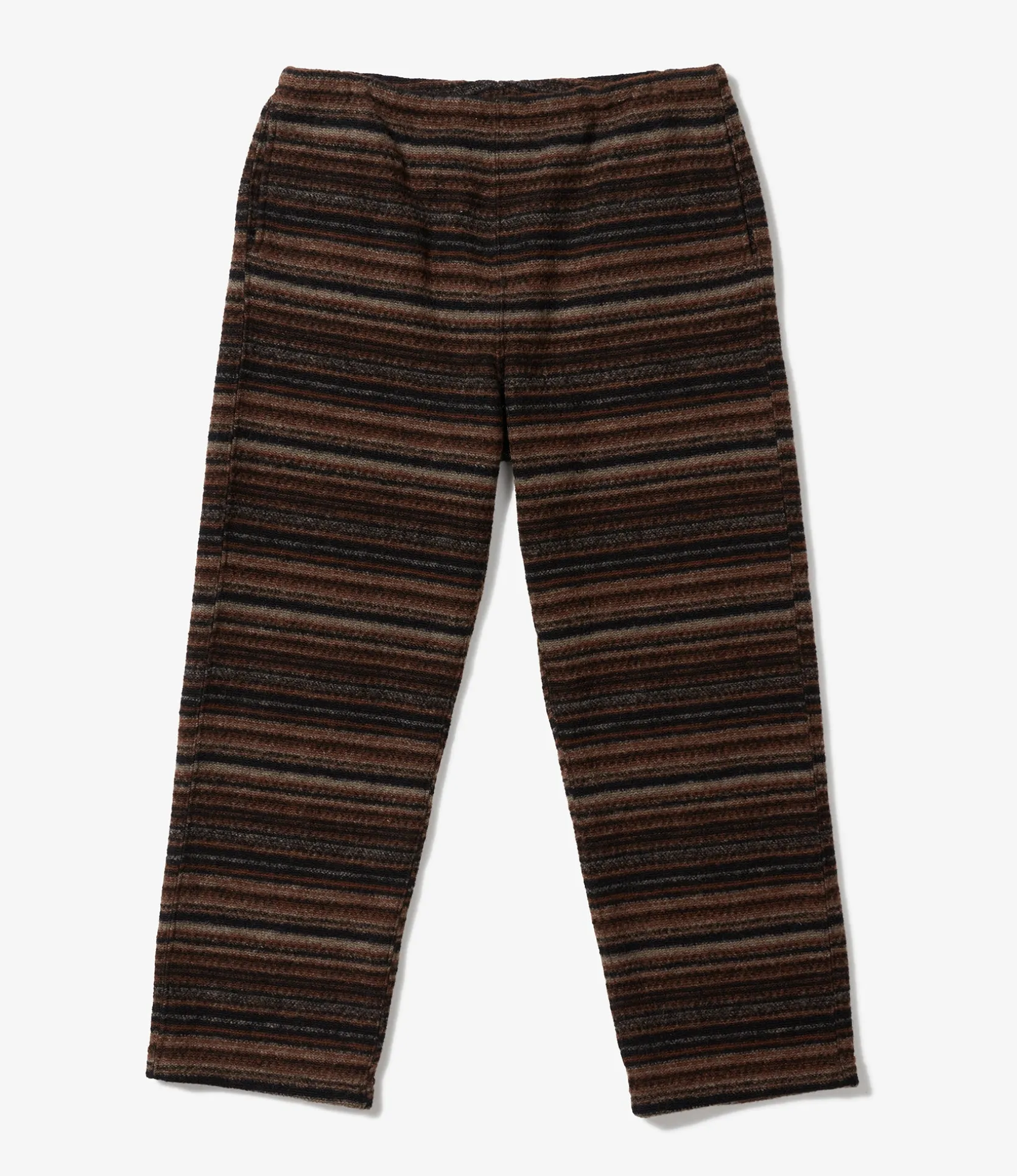 STK Pant - Brown Fair Isle Stripe Sweater Knit