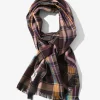 Stole - Purple - Madras Plaid