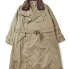 Storm Coat - Khaki Nylon 3 Layer Cloth