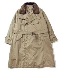 Storm Coat - Khaki Nylon 3 Layer Cloth