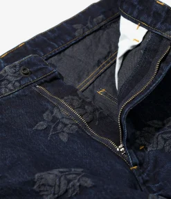 Straight Jean - Indigo - 13oz Denim / Rose Jq.
