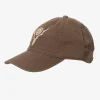 Strap Back Cap - Brown - Skull & Target Emb.