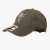 Strap Back Cap - Green - Skull & Target Emb.
