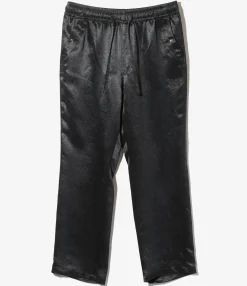 String Cowboy Pant - Black - Acetate Sateen