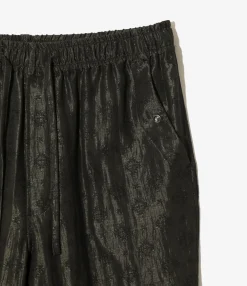 String Cowboy Pant - Black - Bright Foulard