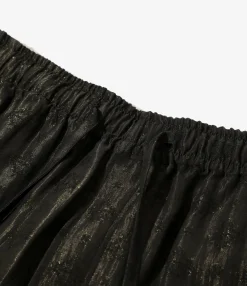 String Cowboy Pant - Black - Bright Foulard