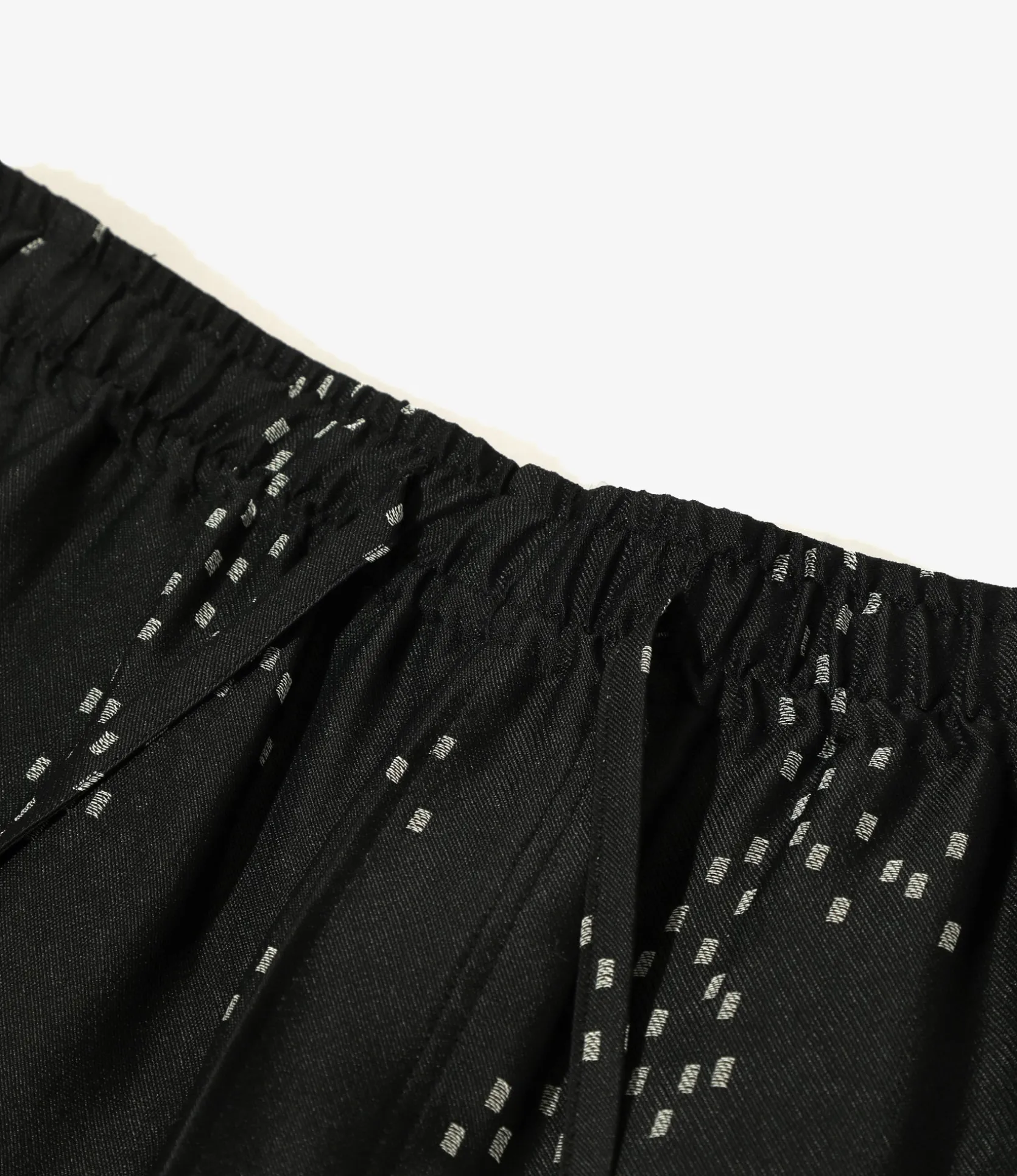 String Cowboy Pant - Off White- R/AC Square Dot Jacquard