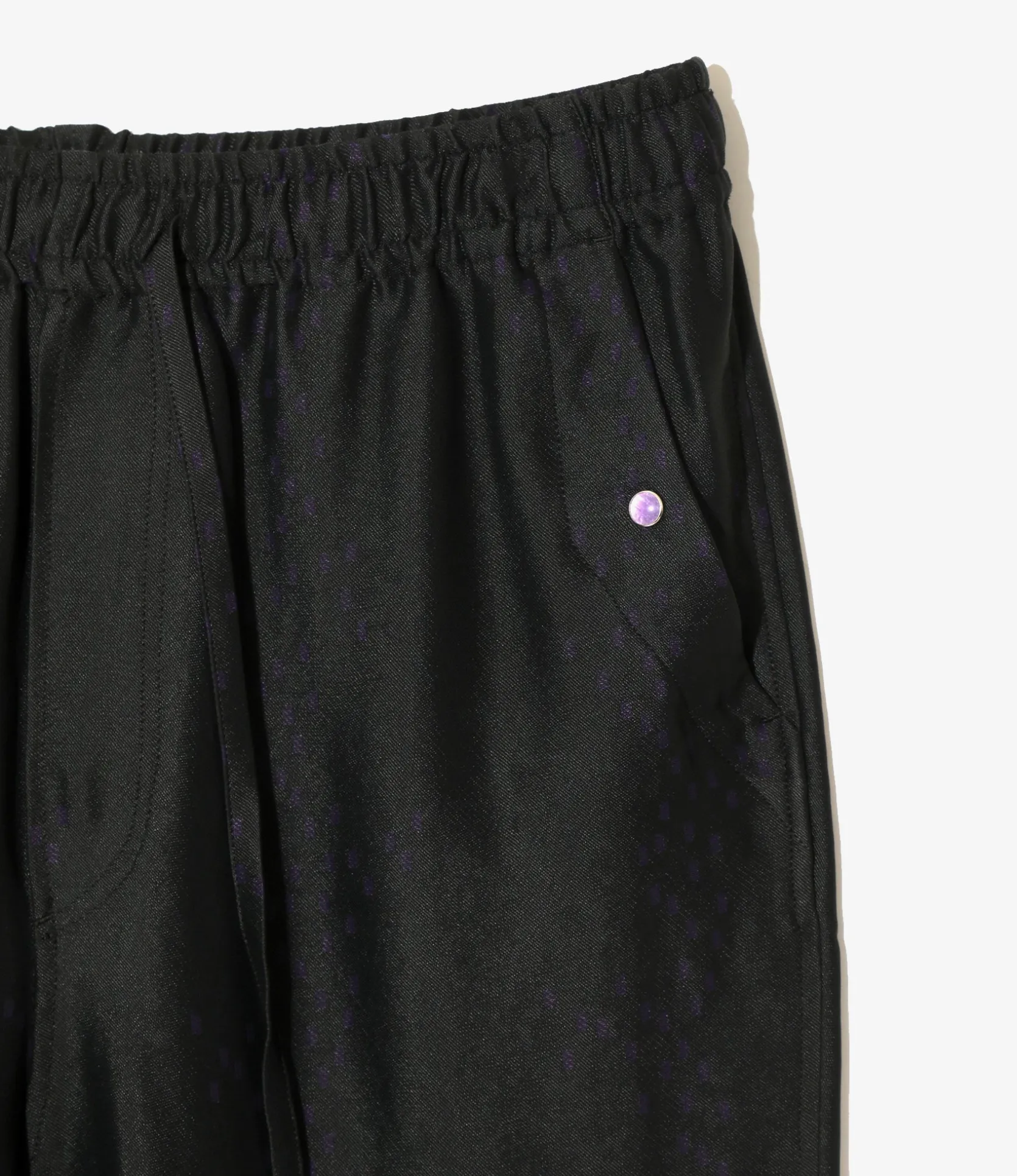 String Cowboy Pant - Purple - R/AC Square Dot Jacquard