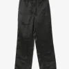 String Easy Pant - Black - Bright Kersey
