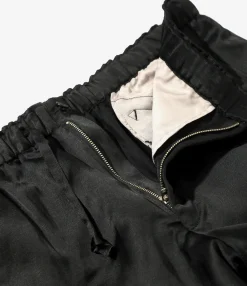 String Easy Pant - Black - Bright Kersey