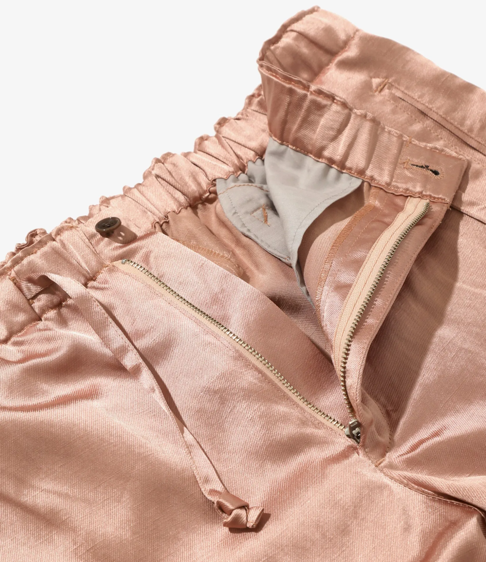 String Easy Pant - Salmon Pink - Bright Kersey