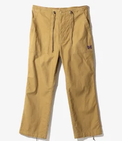 String Fatigue Pant - Mocha - Back Sateen