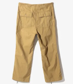 String Fatigue Pant - Mocha - Back Sateen