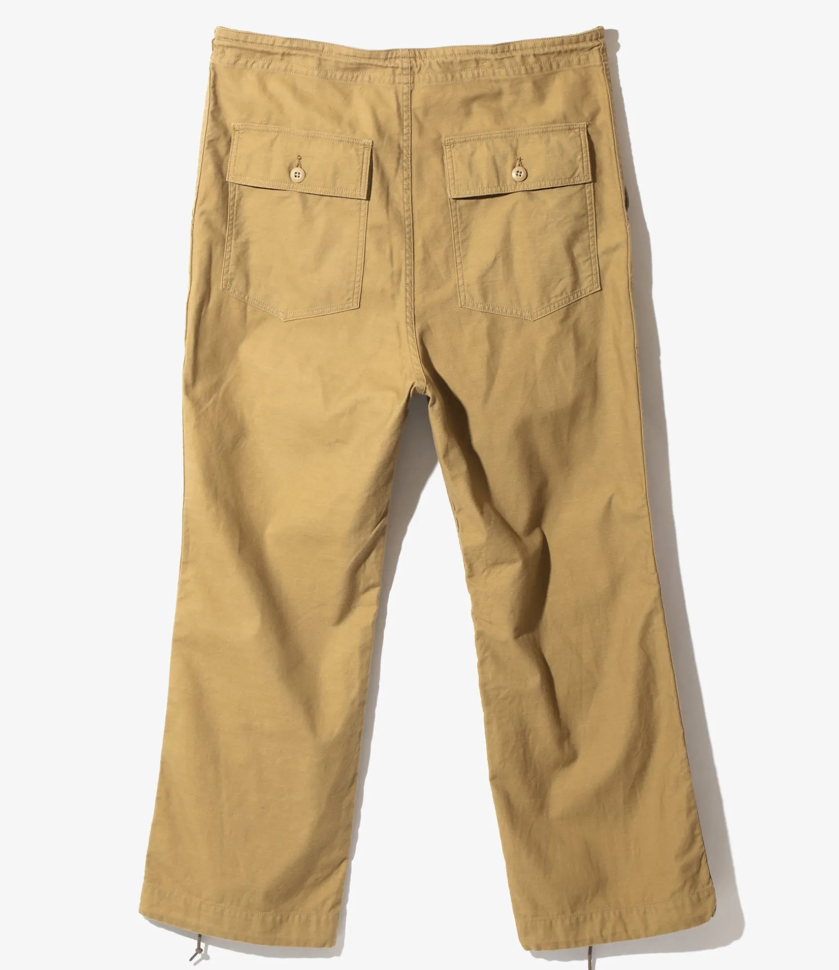String Fatigue Pant - Mocha - Back Sateen