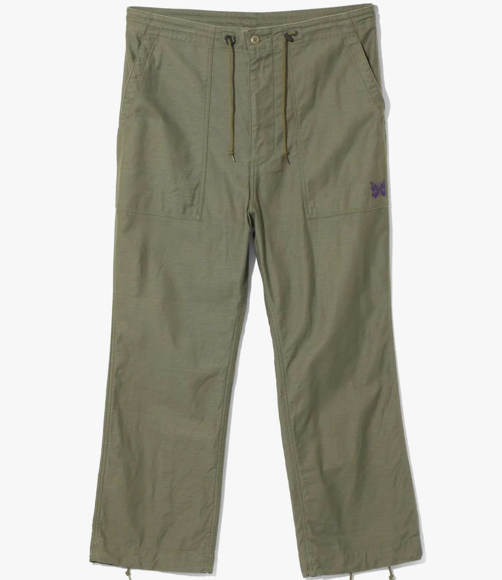 String Fatigue Pant - Olive - Back Sateen