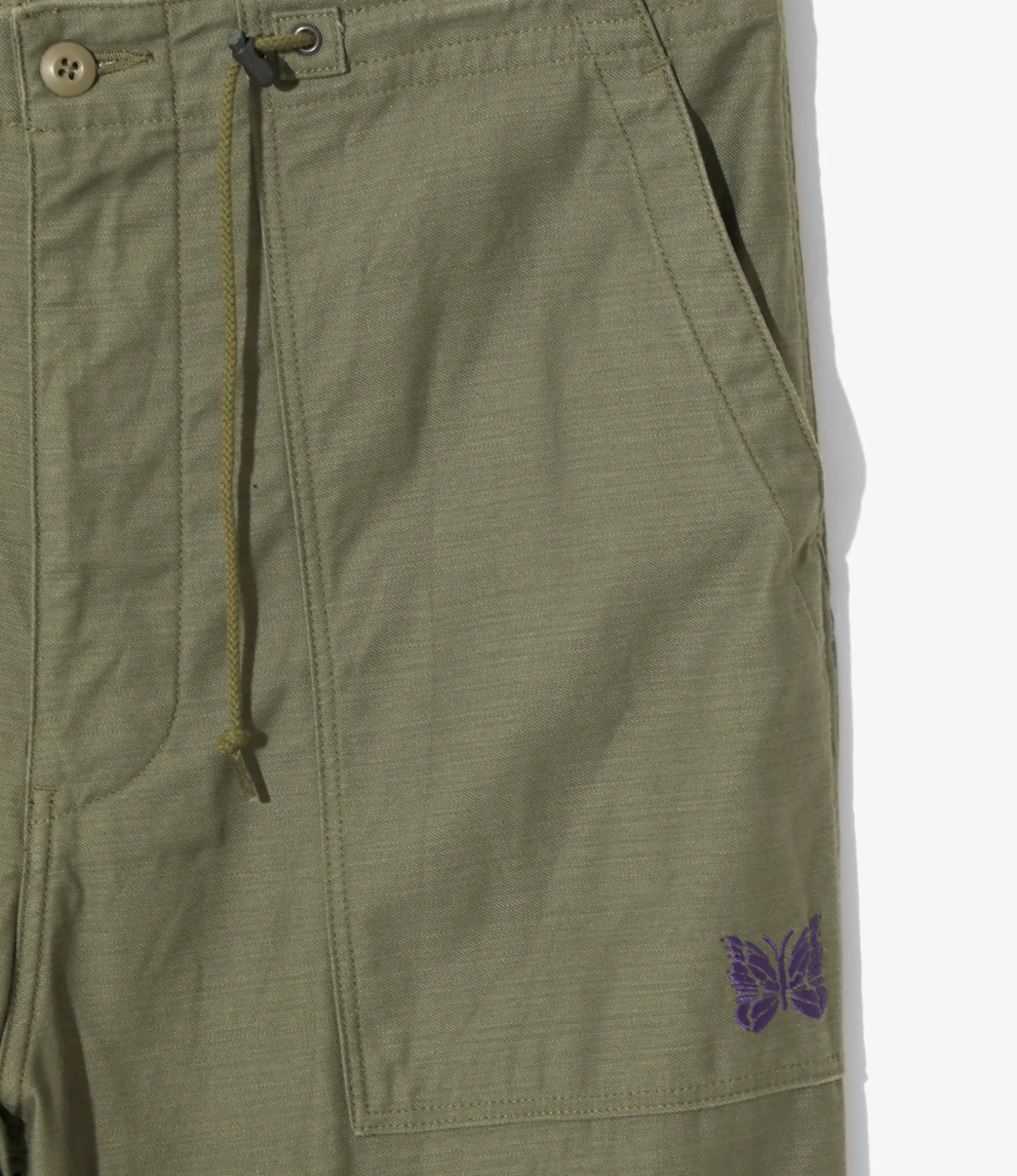 String Fatigue Pant - Olive - Back Sateen