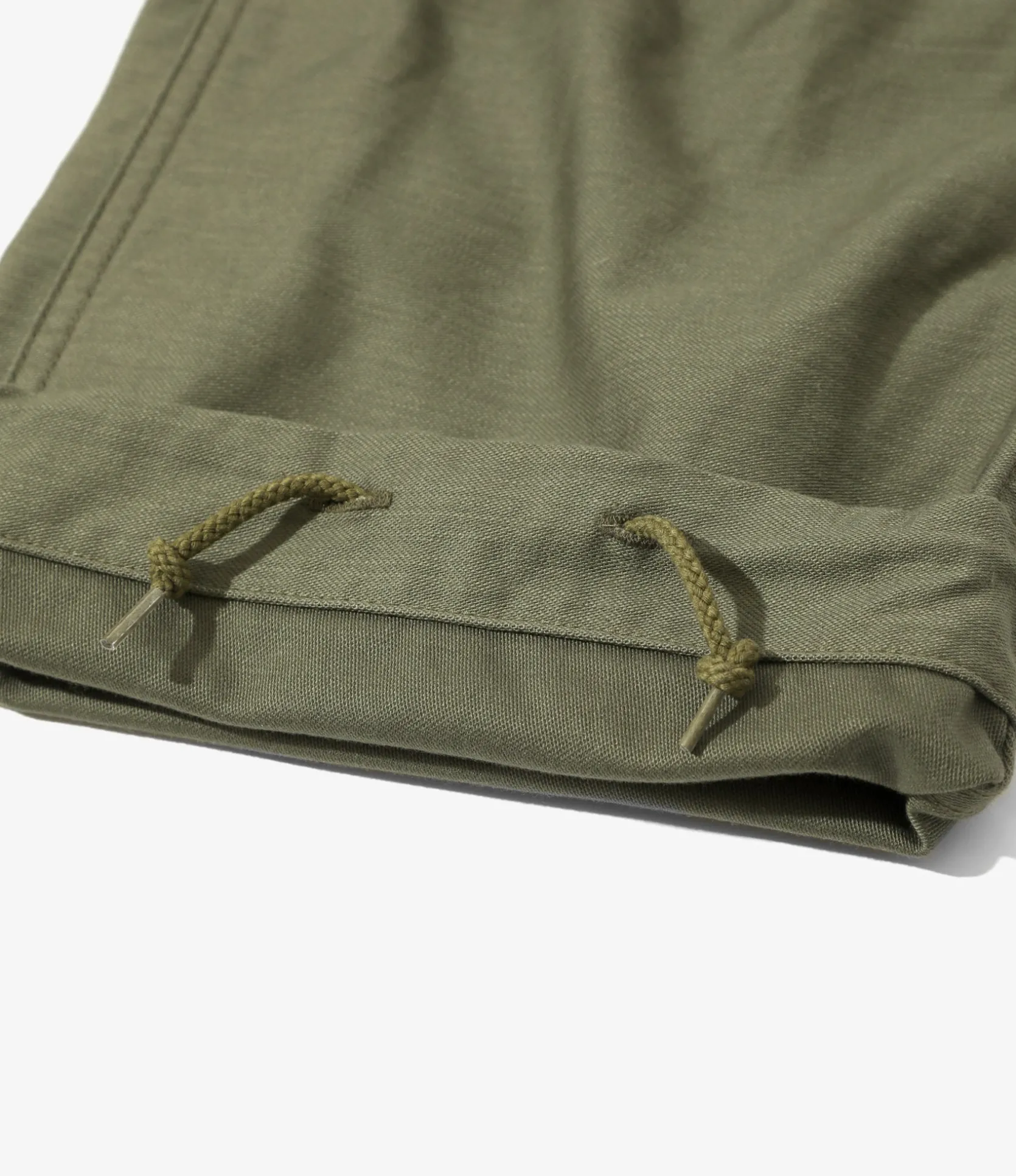 String Fatigue Pant - Olive - Back Sateen