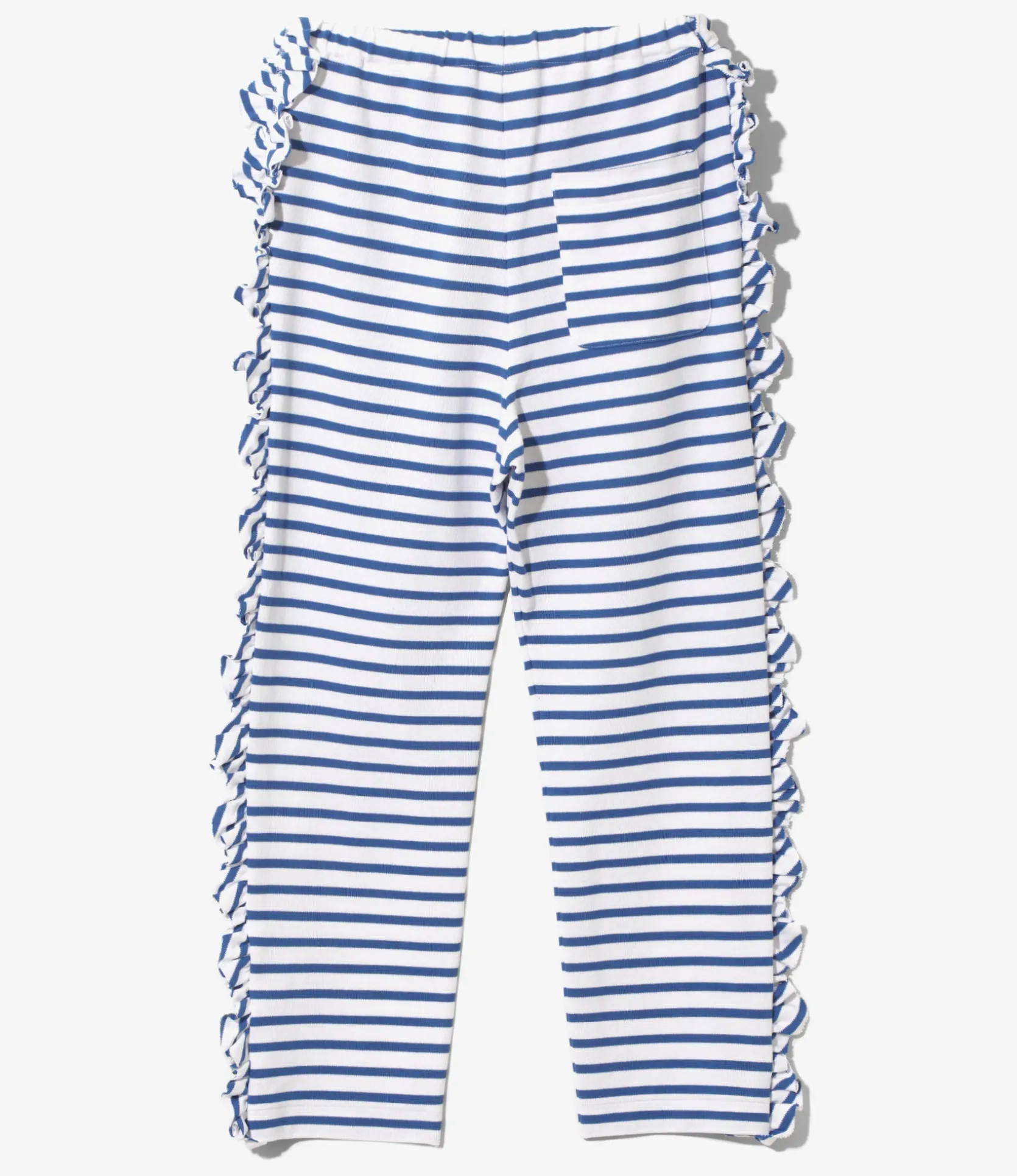 Swallow Frill Side Pants - Stripe